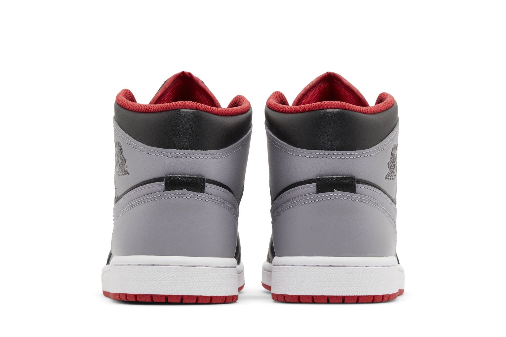 Air Jordan 1 Mid Black Grey Red