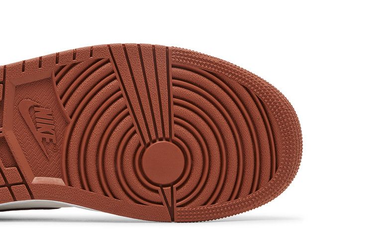 Air Jordan 1 Mid Dusty Peach Night Maroon