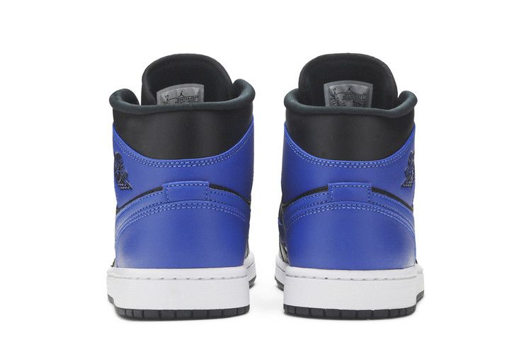 Air Jordan 1 Mid Hyper Royal Tumbled Leather