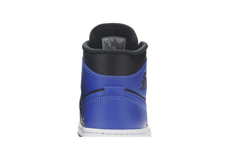Air Jordan 1 Mid Hyper Royal Tumbled Leather