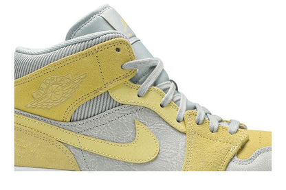Air Jordan 1 Mid Mixed Textures Yellow