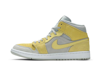Air Jordan 1 Mid Mixed Textures Yellow