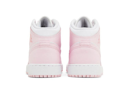 Air Jordan 1 Mid Pink Foam Fire Red