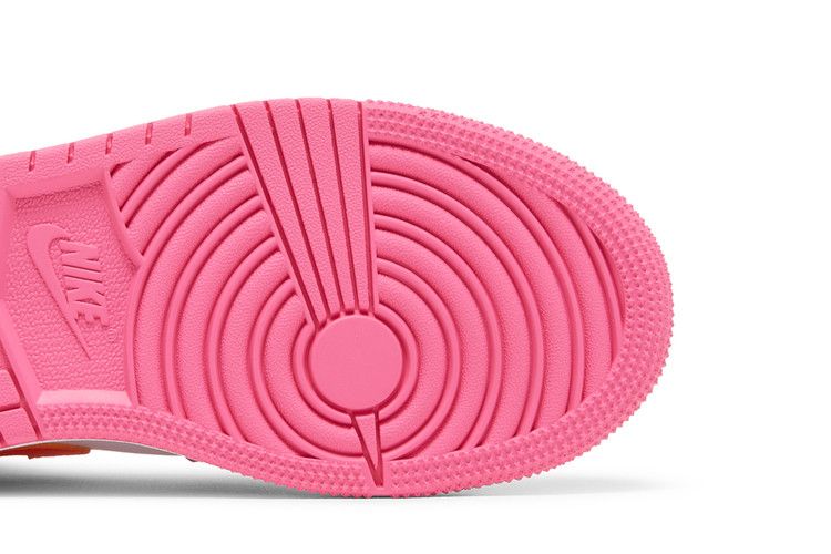 Air Jordan 1 Mid Pinksicle Safety Orange