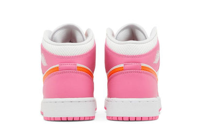 Air Jordan 1 Mid Pinksicle Safety Orange