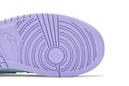 Air Jordan 1 Mid Purple Aqua