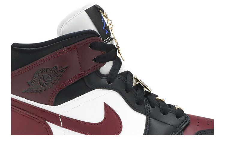 Air Jordan 1 Mid SE Black Dark Beetroot