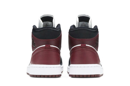 Air Jordan 1 Mid SE Black Dark Beetroot