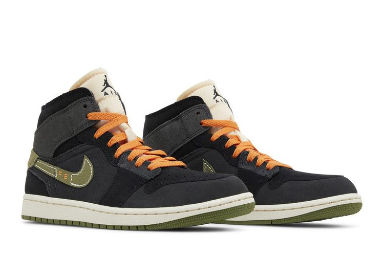 Air Jordan 1 Mid SE Craft Anthracite Light Olive