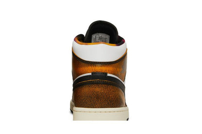 Air Jordan 1 Mid SE Orange Wear-Away