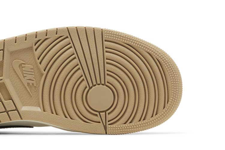 Air Jordan 1 Mid Tan Black