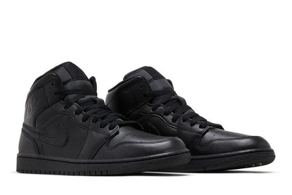 Air Jordan 1 Mid Triple Black (2022)