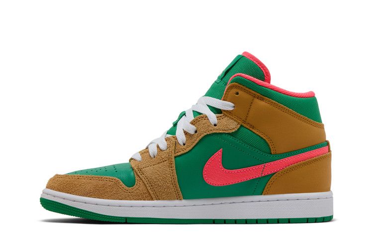Air Jordan 1 Mid Wheat Watermelon