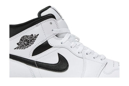 Air Jordan 1 Mid White Black