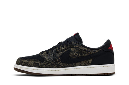 Air Jordan 1 Retro Low OG Laser Black University Red