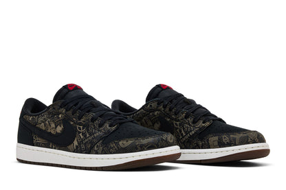 Air Jordan 1 Retro Low OG Laser Black University Red