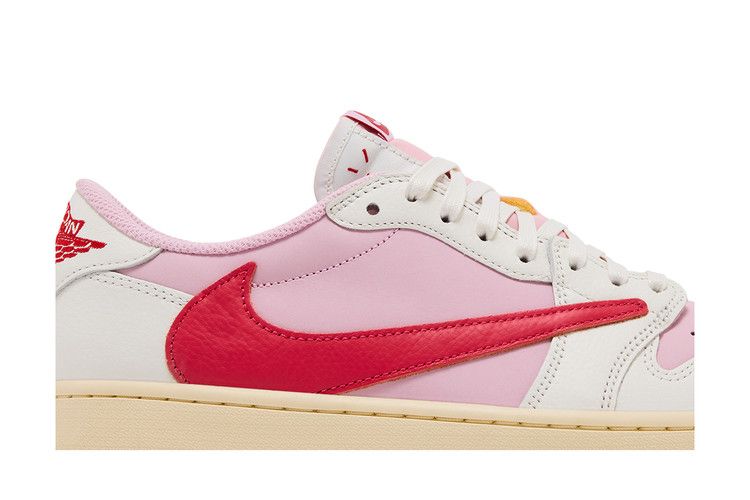 Air Jordan 1 Retro Low OG SP Travis Scott Sail Tropical Pink - IQ7604-101