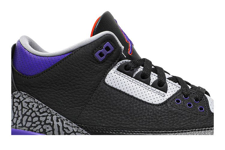 Air Jordan 3 Retro Black Court Purple