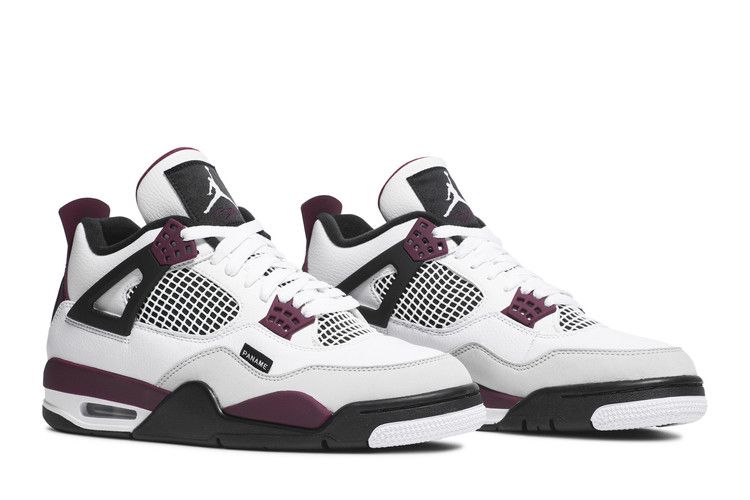 Air Jordan 4 PSG Neutral Grey Bordeaux
