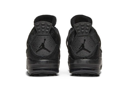Air Jordan 4 Retro Golf Black Cat Pony Hair