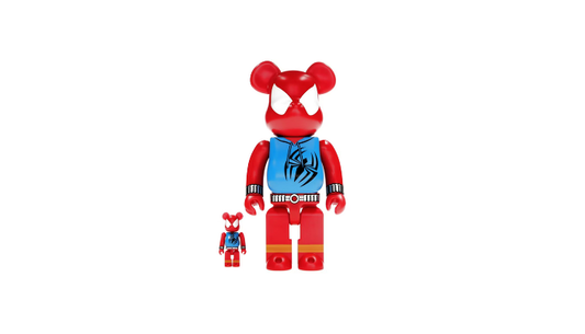 Bearbrick x Marvel The Amazing Spider-Man Scarlet Spider 100% & 400% Set - BMTASMSS14S
