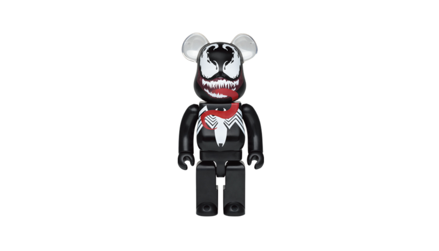 Bearbrick x Marvel Spider Man Happy Lottery 2022 Venom 400%  - BMSHLV400