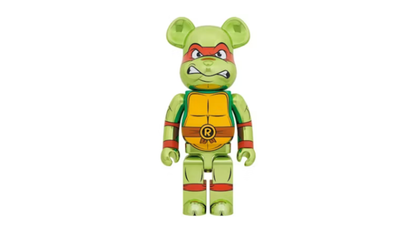 Bearbrick x Teenage Mutant Ninja Turtles Raphael Chrome 1000% - BTMNTRC1000