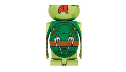 Bearbrick x Teenage Mutant Ninja Turtles Raphael Chrome 1000% - BTMNTRC1000