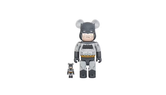 Bearbrick Batman The Dark Knight Returns 100% & 400% Set - BBTDKR