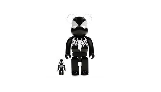 Bearbrick x Marvel Venom The Amazing Spider-Man 100% & 400% Set - BMVTASM14S