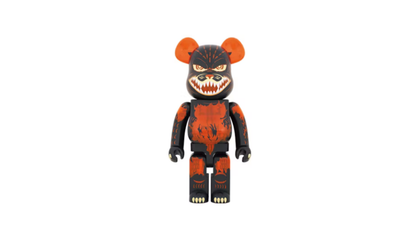 Bearbrick Godzilla VS Destoroyah version Godzilla (Meltdown) 1000% Clear Orange Ver. - BGDVGM