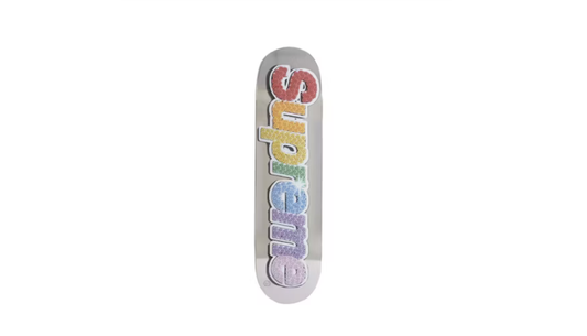 Supreme Box Logo Bling Deck Platinum - SBLBDP