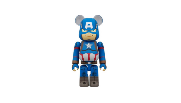 BEARBRICK CHASE: MARVEL - Avengers: The Infinity Saga Capitaine America - BCMATISCA