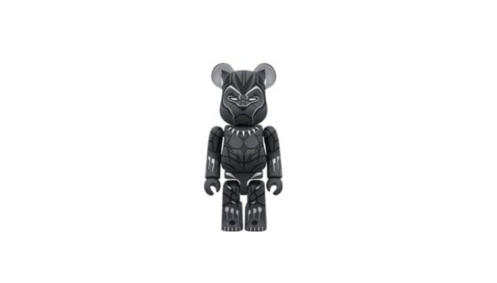BEARBRICK CHASE: MARVEL - Avengers: The Infinity Saga Black Panther - BCMATISBP