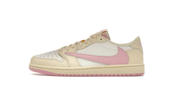 Air Jordan 1 Retro Low OG SP Travis Scott Shy Pink - IQ7604-100
