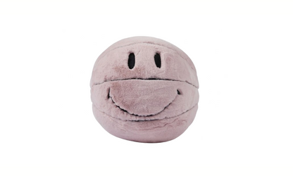 Market Smiley Basketball Sherpa Plush Pink - 010741329971