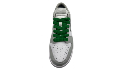 Paire de lacets larges Vert Sapin