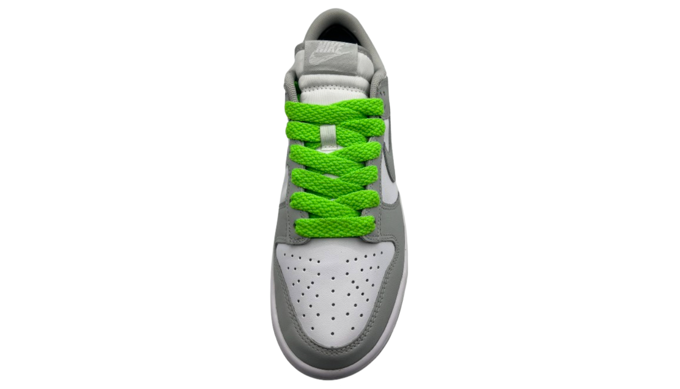 Paire de lacets larges Vert Fluo