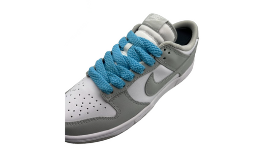 Paire de lacets larges Bleu Clair