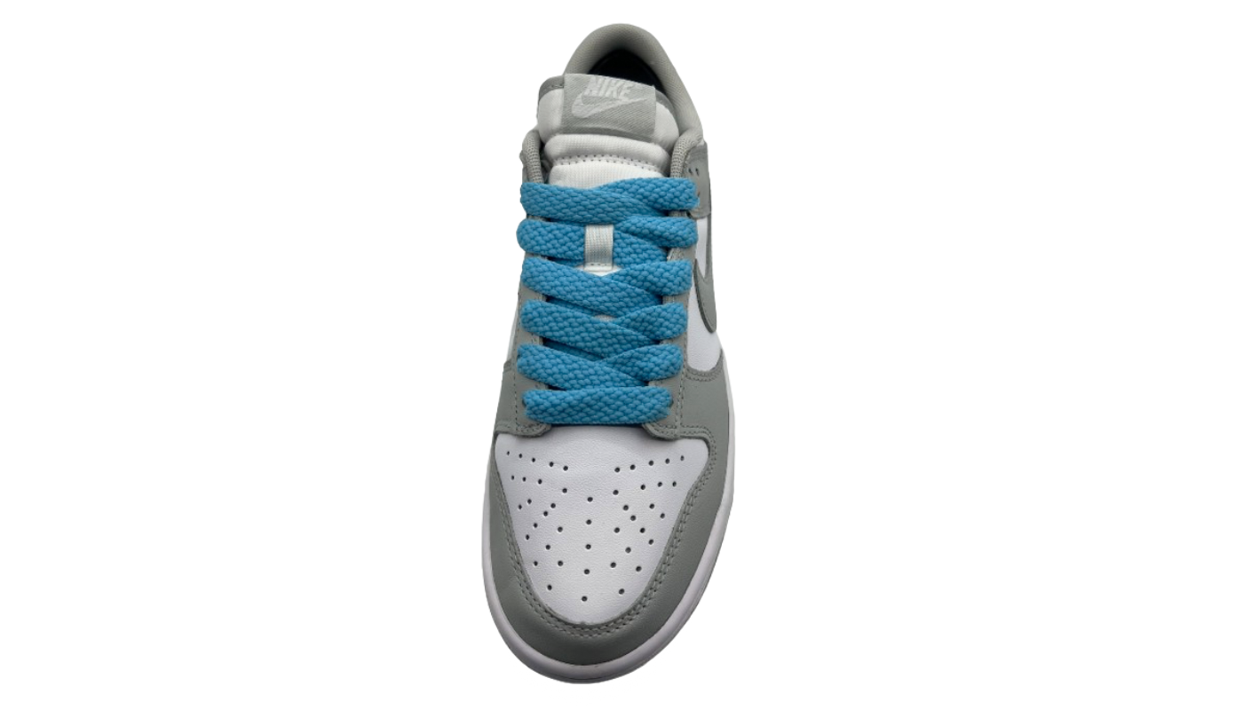 Paire de lacets larges Bleu Clair