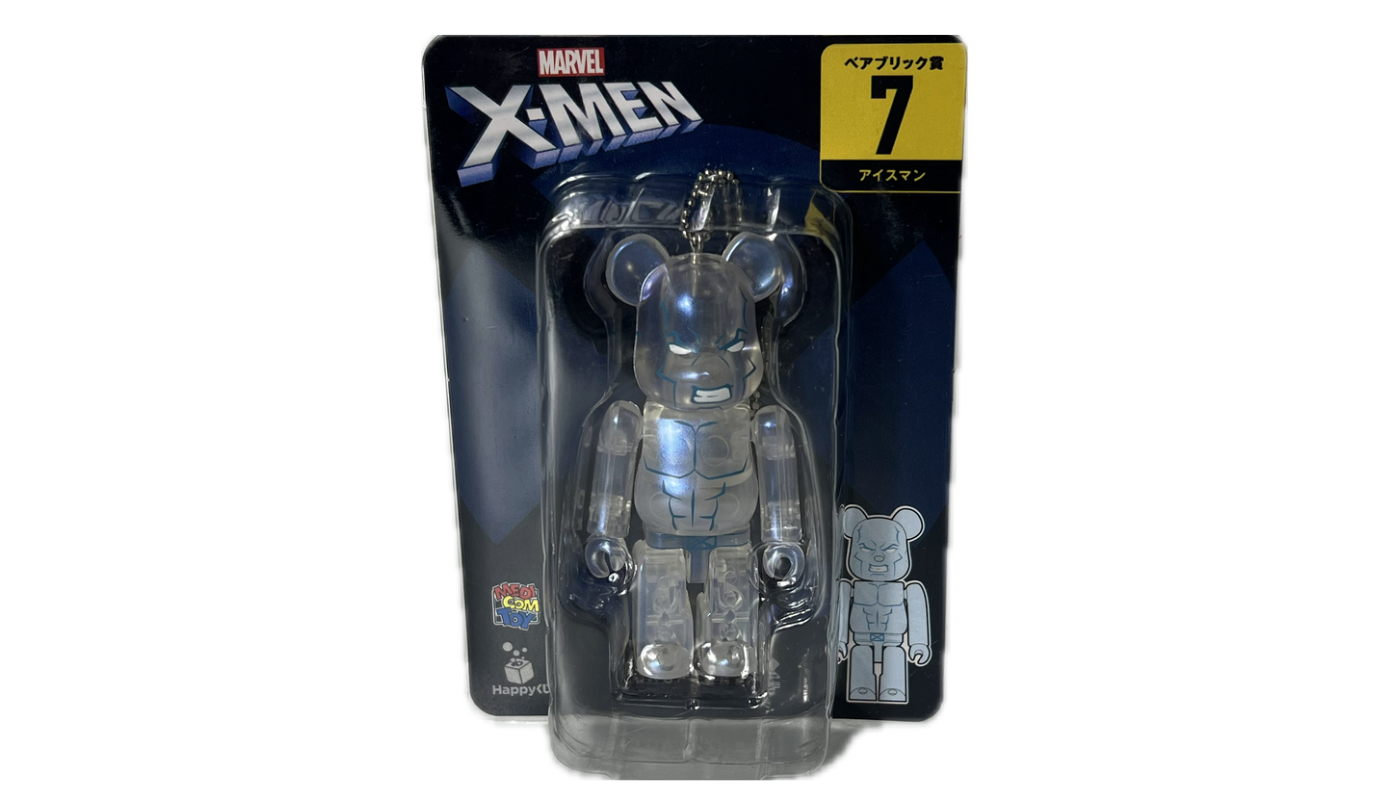 Porte Clés Bearbrick Marvel X-Men Iceman 100%