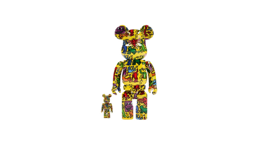 Bearbrick Keith Haring N°5 100% & 400% Set