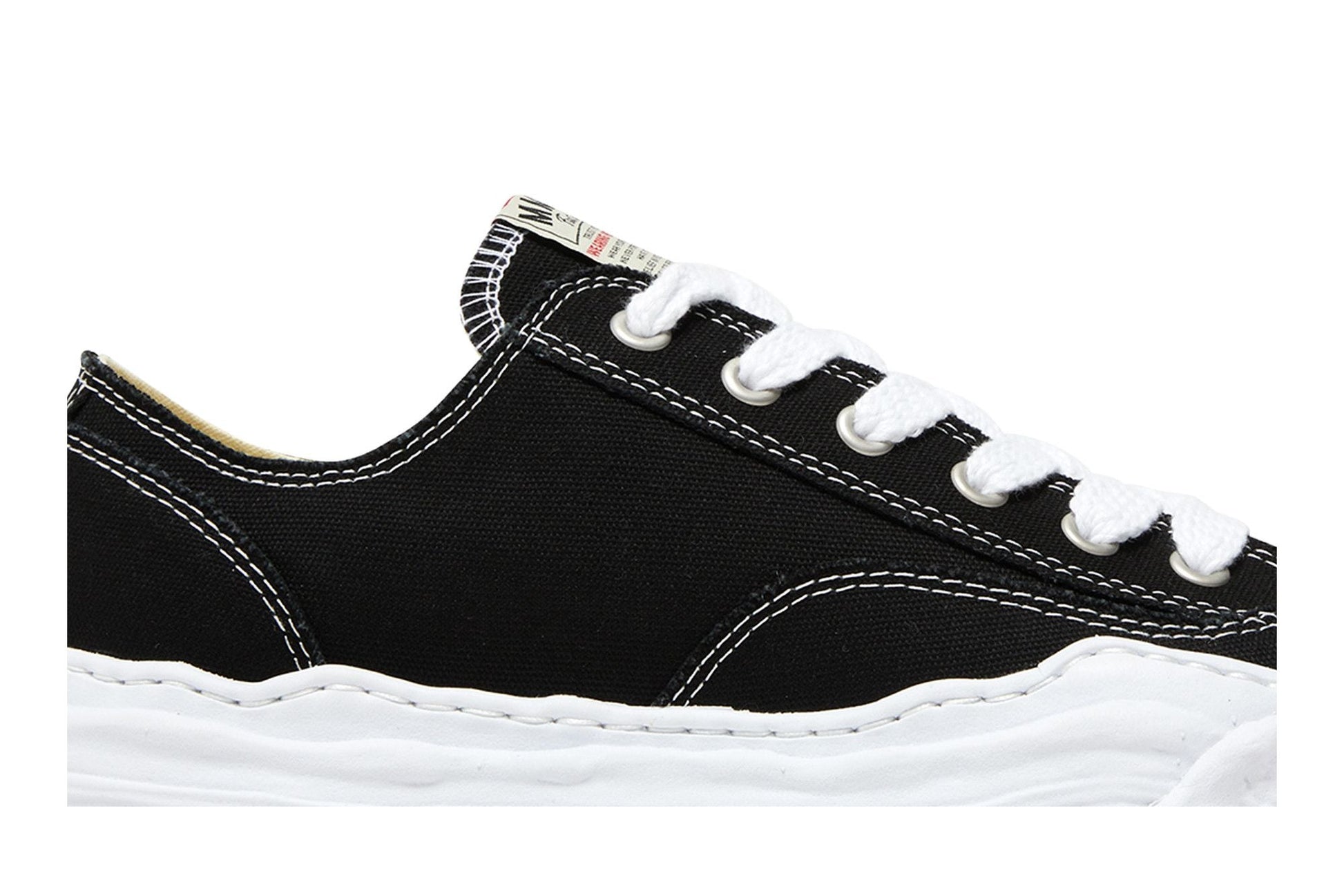 Maison Mihara Yasuhiro Hank OG Sole Canvas Low Black Black