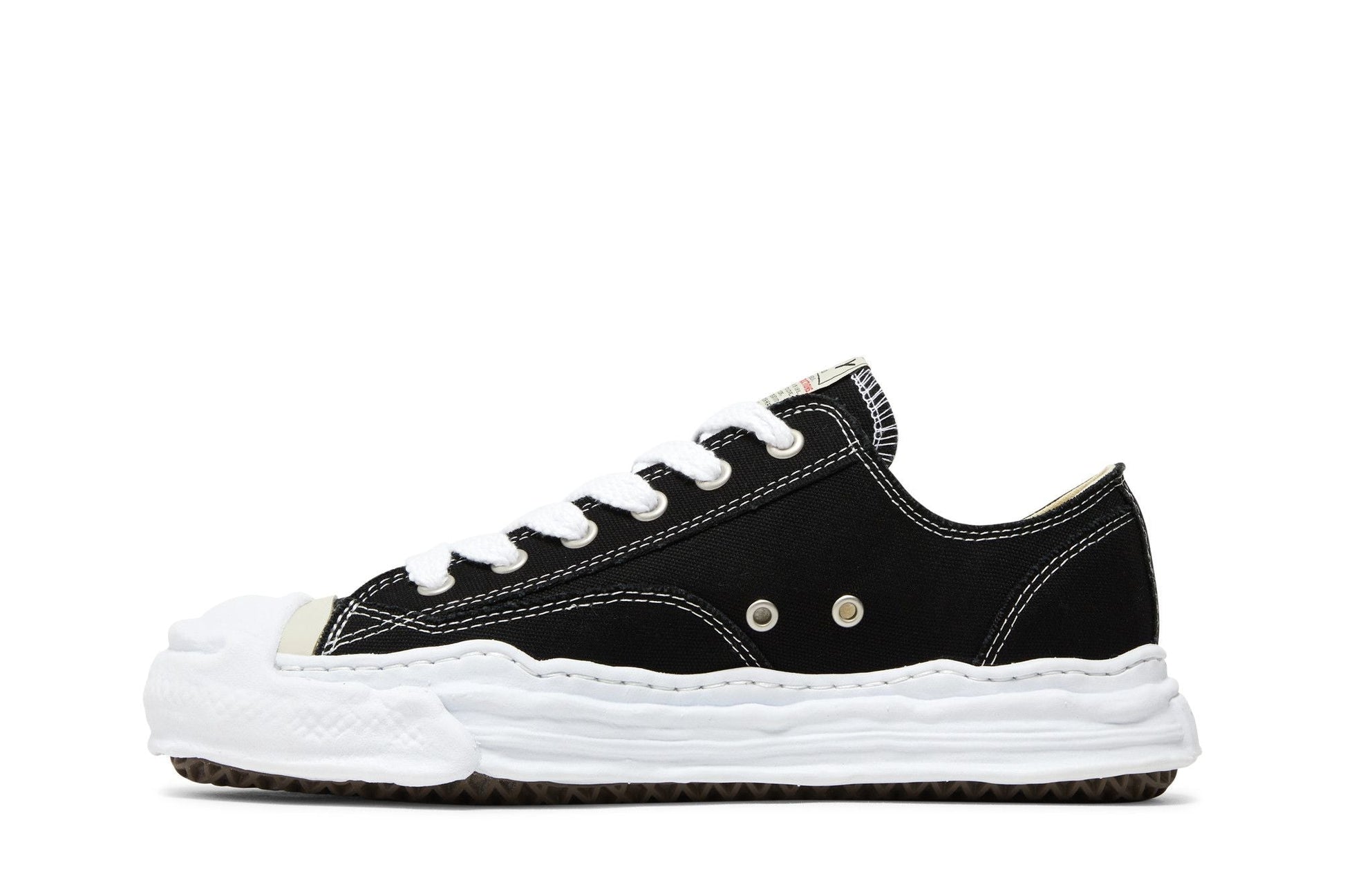 Maison Mihara Yasuhiro Hank OG Sole Canvas Low Black Black