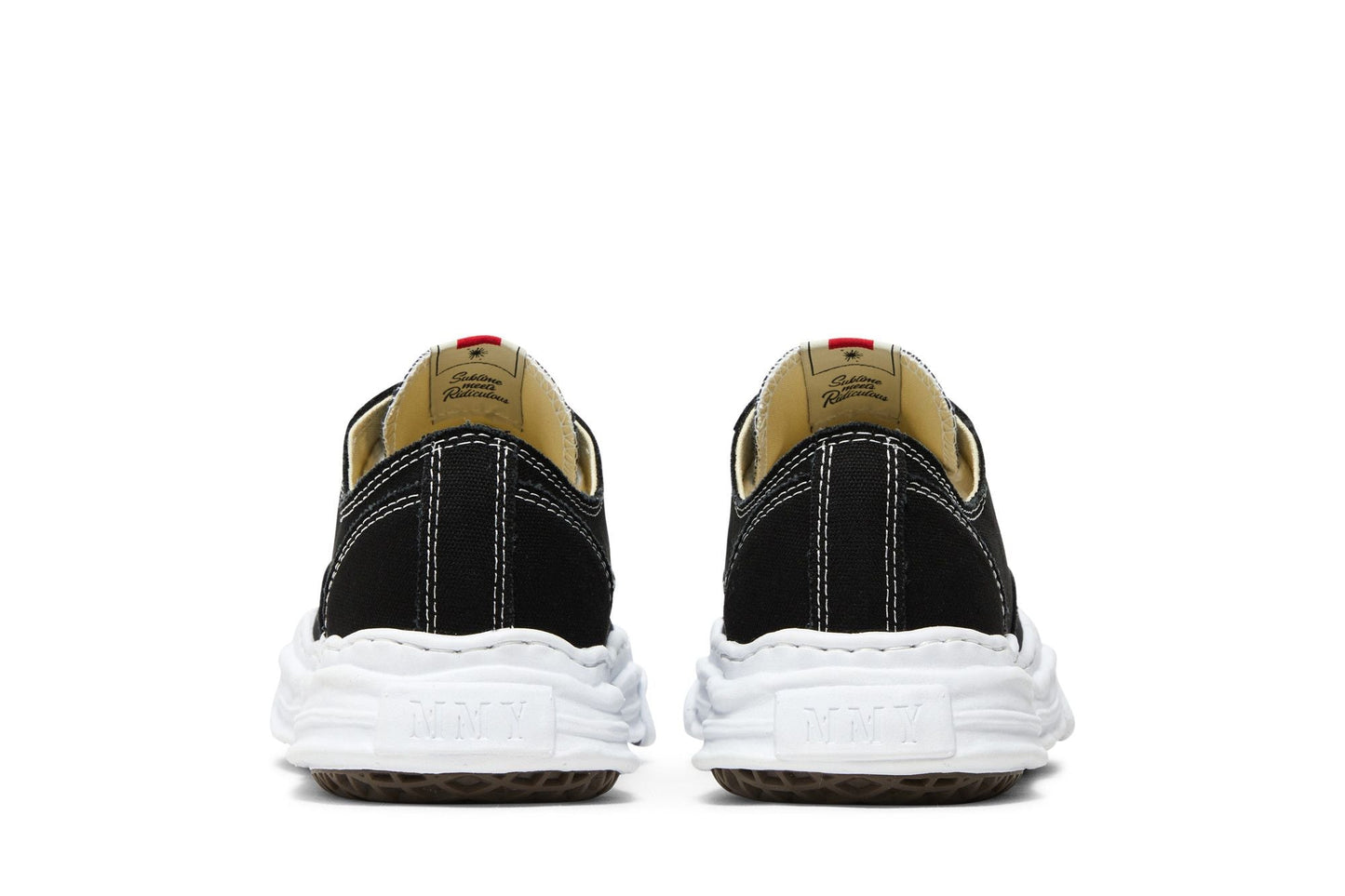 Maison Mihara Yasuhiro Hank OG Sole Canvas Low Black Black