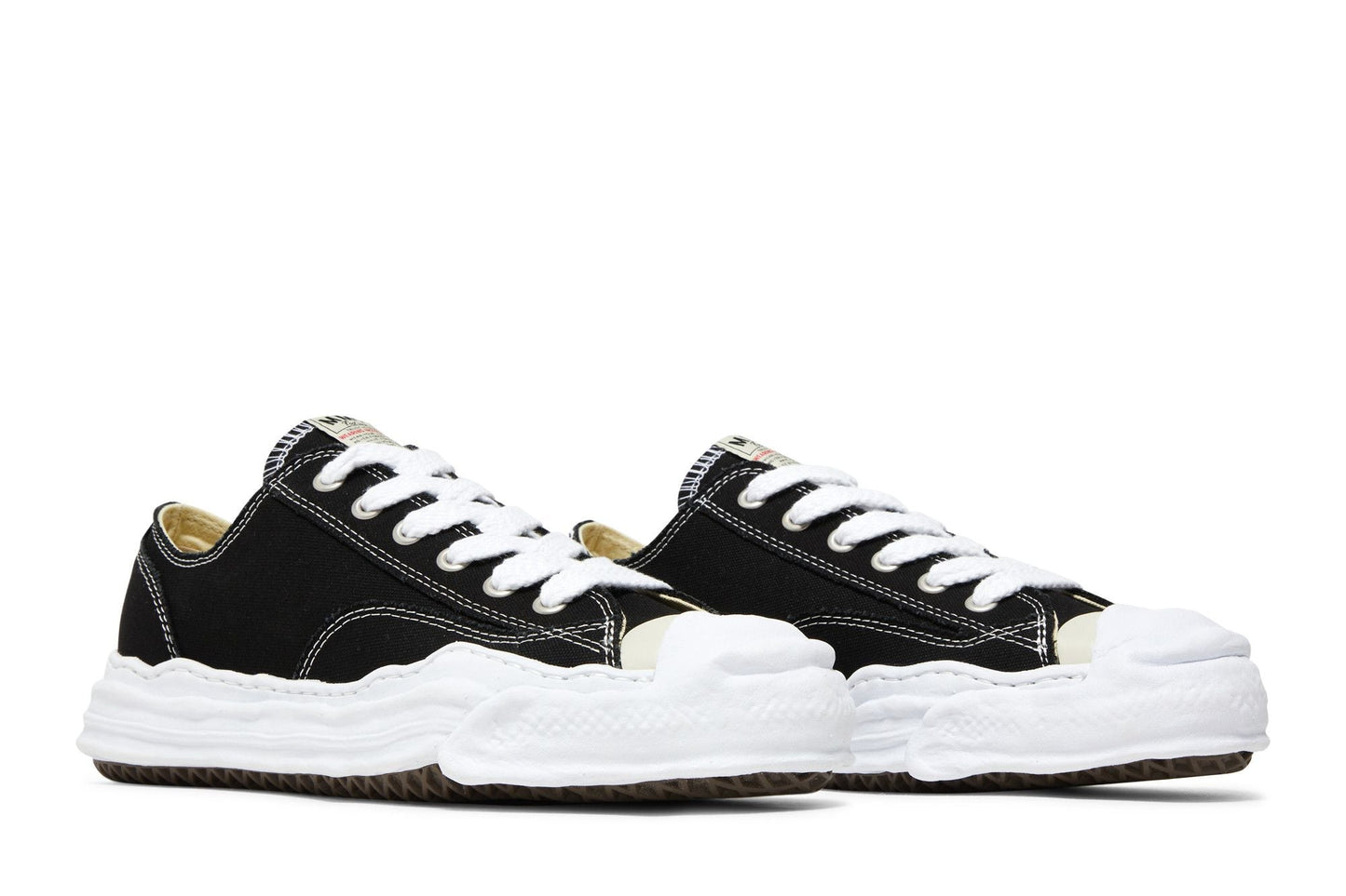 Maison Mihara Yasuhiro Hank OG Sole Canvas Low Black Black
