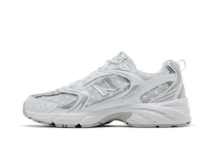 New Balance 530 Silver Metallic Polka Dots