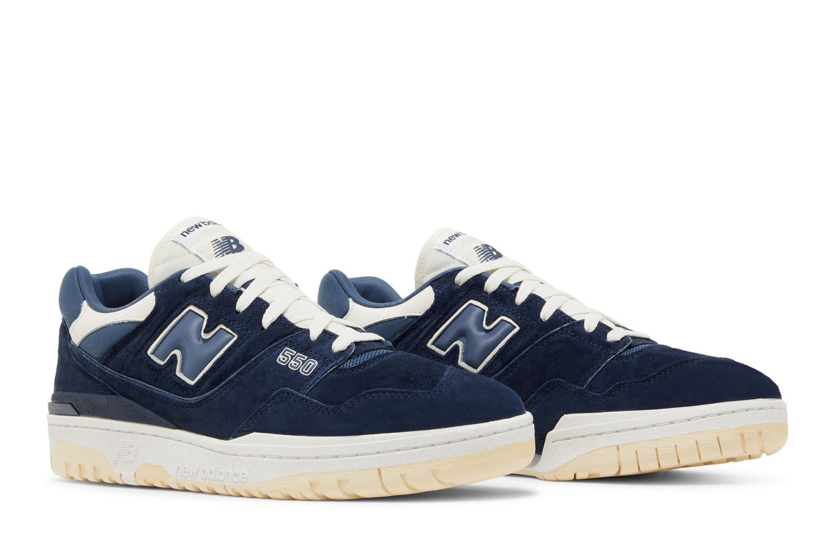 New Balance 550 Natural Indigo Suede