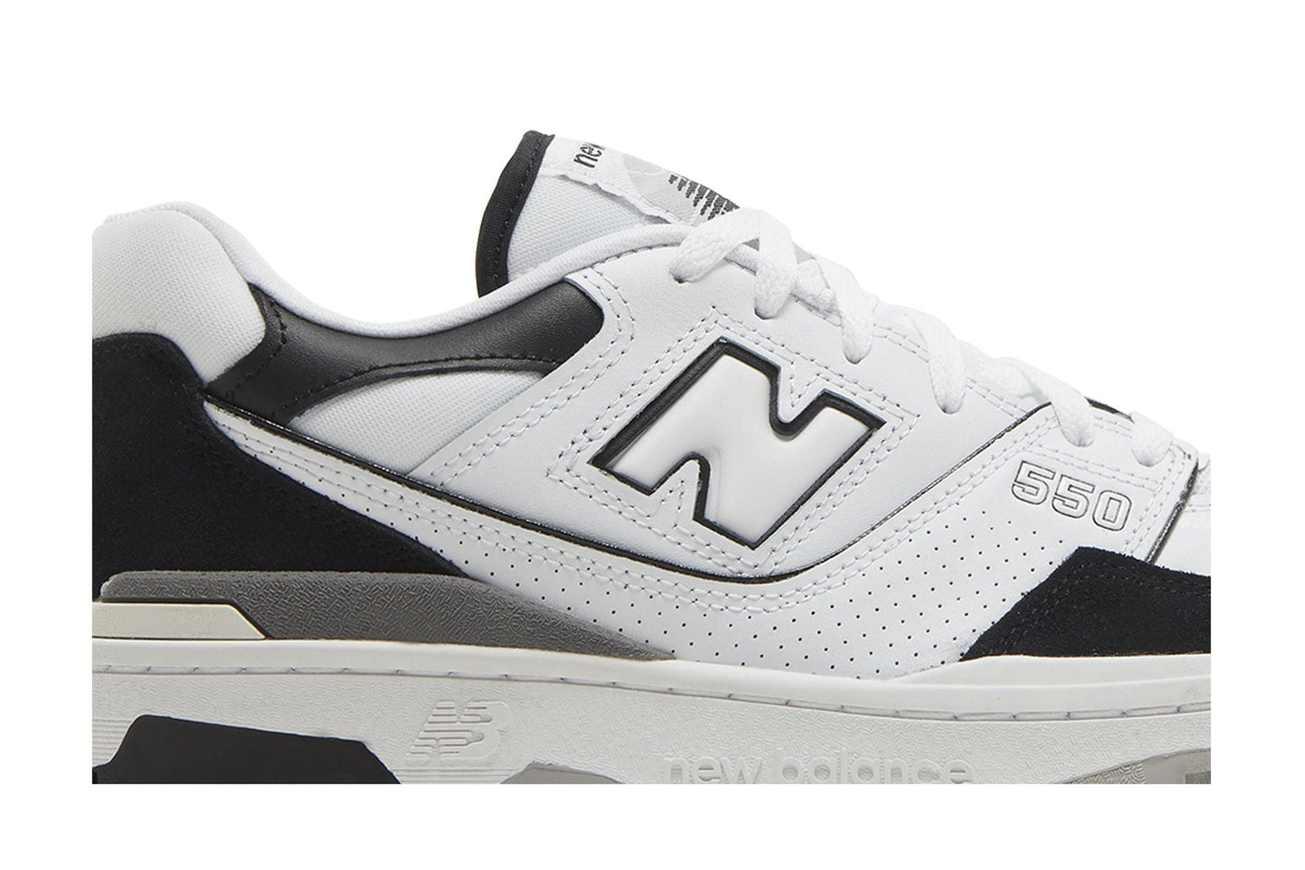 New Balance 550 White Black Rain Cloud