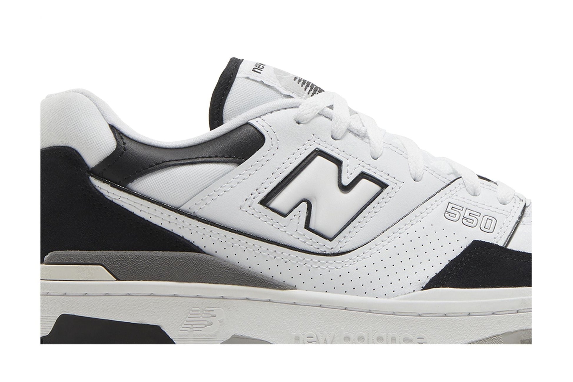New Balance 550 White Black Rain Cloud